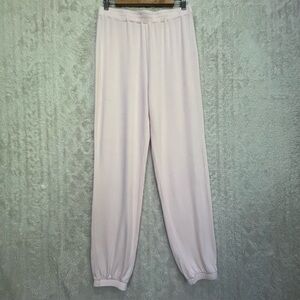 Wheat Brand Blush Pink Stretchy Lounge Pants Sz M Modal Soft Cozy Luxury Old $